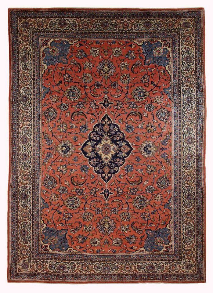 Orientteppich Perserteppich Sarough 342 x 246 cm, Borento, rechteckig, Höhe: 12 mm, Handgeknüpft von Borento
