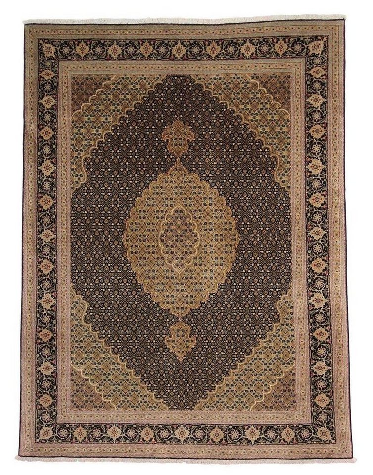 Orientteppich Perserteppich Täbris 50Raj 195 x 150 cm, Borento, rechteckig, Höhe: 7 mm, Handgeknüpft von Borento
