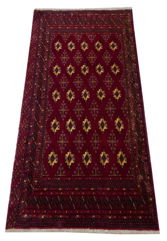 Orientteppich Perserteppich Turkman 144 x 70 cm, Borento, rechteckig, Handgeknüpft von Borento