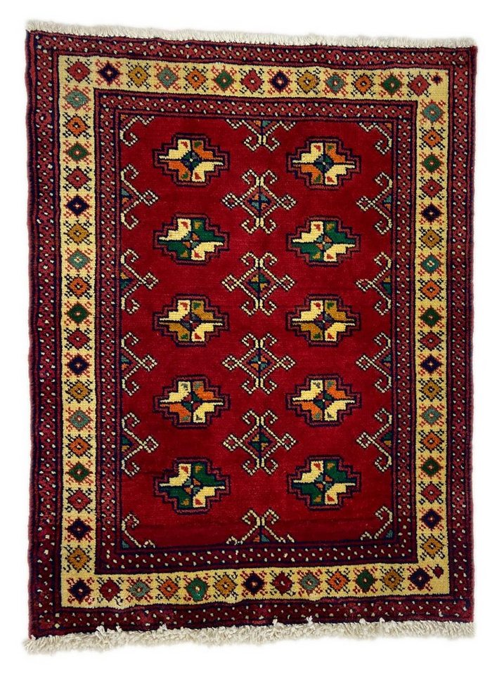 Orientteppich Perserteppich Turkman 83 x 64 cm, Borento, rechteckig, Handgeknüpft von Borento