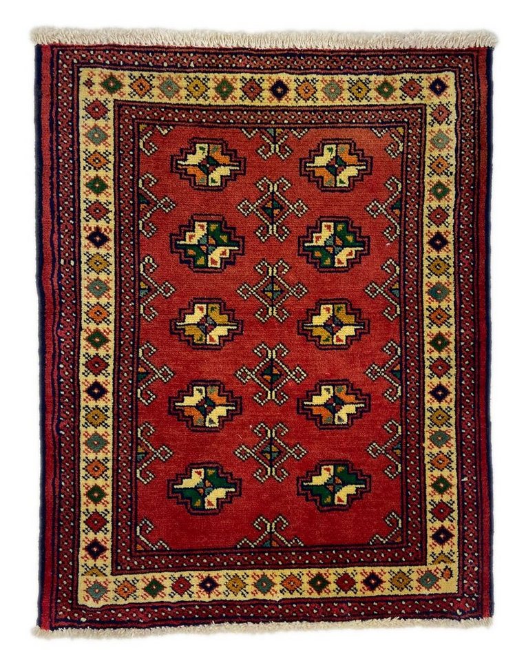 Orientteppich Perserteppich Turkman 83 x 65 cm, Borento, rechteckig, Handgeknüpft von Borento