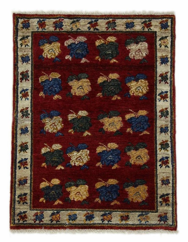 Teppich Perserteppich Gabbeh 87 x 67 cm, Borento, rechteckig, Handgeknüpft von Borento