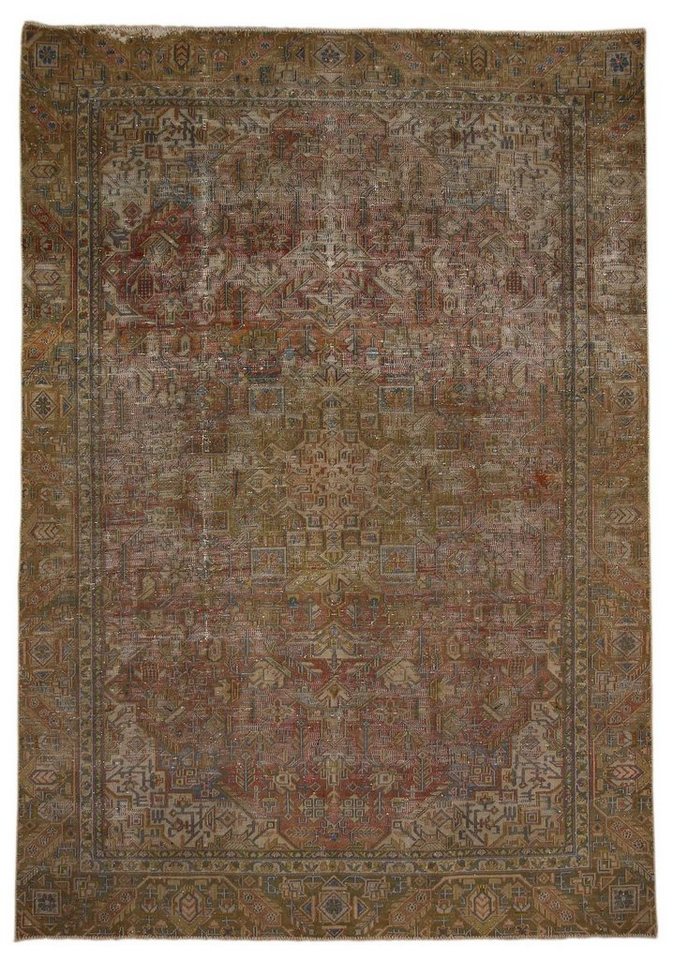 Teppich Perserteppich Vintage 303 x 210 cm, Borento, rechteckig, Höhe: 5 mm, Handgeknüpft von Borento