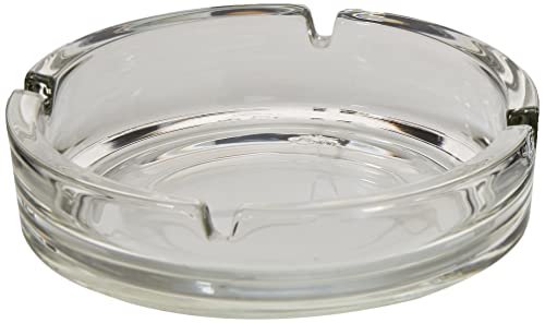 Borgonovo 15019021 Dresda Aschenbecher, Ascher, 14.5cm, Glas, transparent, 1 Stück von Borgonovo