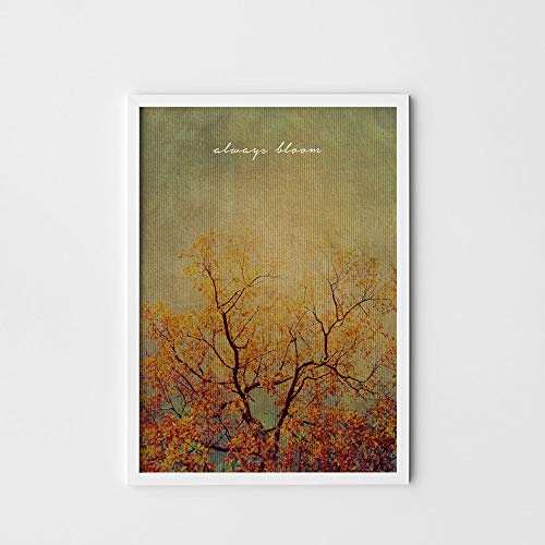 Hochwertiger Kunstdruck Poster Print – Always bloom - Künstler: Boris Draschoff - A3 – 297mm x 420mm Badezimmer Deko Bilder Wohnzimmer Poster & Kunstdrucke | Lieferung ohne Rahmen von Boris Draschoff