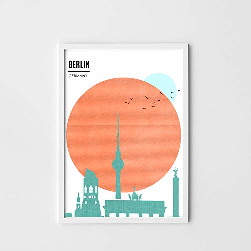 Boris Draschoff Hochwertiger Kunstdruck Poster Print – Berlin - Künstler A3 – 297mm x 420mm Badezimmer Deko Bilder Wohnzimmer Poster & Kunstdrucke | Lieferung ohne Rahmen Boris Draschoff Hochwertiger Kunstdruck Poster Print – Berlin - Künstler A3 – 297mm x 420mm Badezimmer Deko Bilder Wohnzimmer Poster & Kunstdrucke | Lieferung ohne Rahmen von Boris Draschoff