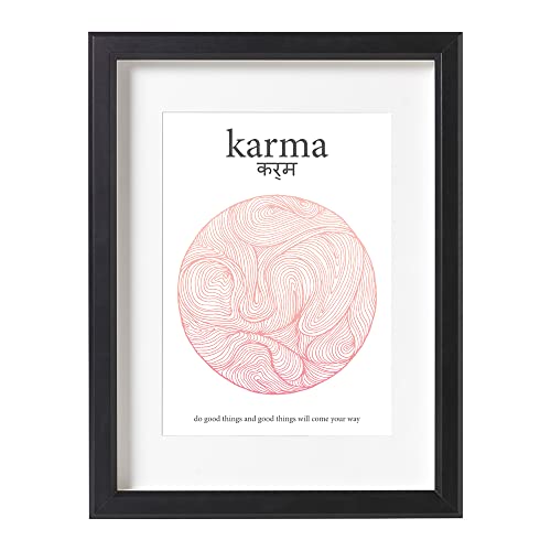 Boris Draschoff Hochwertiger Kunstdruck Poster Print – Karma - Künstler A2-420mm x 594mm Badezimmer Deko Bilder Wohnzimmer Poster & Kunstdrucke | Lieferung ohne Rahmen von Boris Draschoff