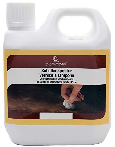 PROFI Schellack (1 Liter, Rubinrot) von Borma Wachs