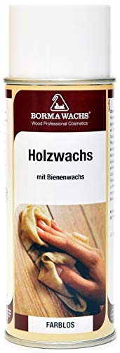 Möbelwachs Spray Holz Wachs Bienenwachs WAX 400ml (Farblos) von Borma Wachs Wachs Spray