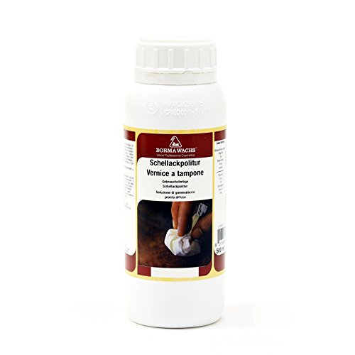 Schellack Politur TRANSPARENT 500ml von Borma Wachs