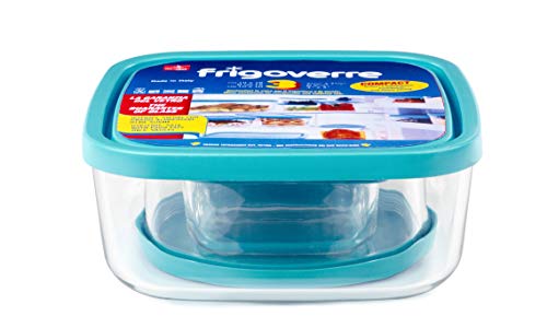 BORMIOLI-BOX FÜR LEBENSMITTEL FRIGOVERRE-SET 3-TEILIG COMPaCT von Bormioli Rocco