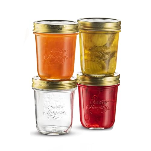 Bormioli 354757-CBA Quattro STAGIONI-20 CL, luftdicht, transparent, 4 Stück von Bormioli Rocco