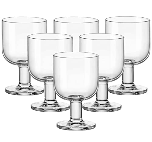 Bormioli Rocco 091236 Hosteria, Packung mit 6 mittelgroßen Gläsern, Glas, 20 cl von Bormioli Rocco