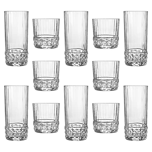 Bormioli Rocco America '20S Glaswaren -Set - 370ml, 490ml - Klar - 12pc von Bormioli Rocco