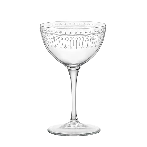 Bormioli Rocco 1423224 Kelch Artdecò Martini aus Glas, Cl 23.5, Glas von Bormioli Rocco