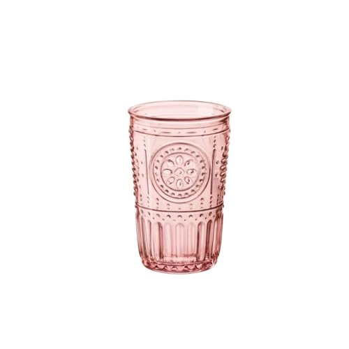 Bormioli Rocco 2679005 Romantisch Haushaltswaren, Glas, Pink von Bormioli Rocco