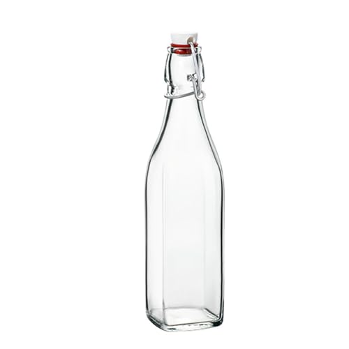 Bormioli Rocco 314740MCD121990, klares Glas, Swing Flaschen, 480 ml, 1 Stück, farblos Bormioli Rocco 314740MCD121990, klares Glas, Swing Flaschen, 480 ml, 1 Stück, farblos von Bormioli Rocco