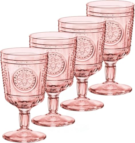 Bormioli Rocco 335945GRS021523 Romantisch Getränkegläser für kalte Getränke, Säfte und Cocktails, Glas, Cotton Candy von Bormioli Rocco