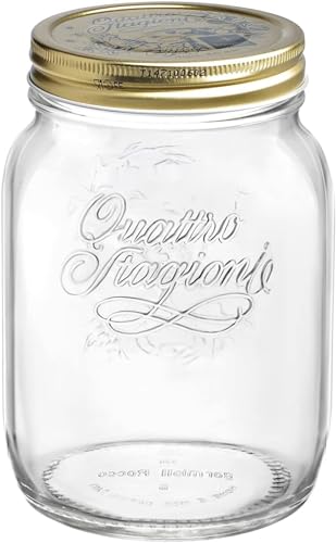 Bormioli Rocco 357764MDD121990 4 JAHRESZEITEN GLAS 2 LT. MIT VERSCHLÜSSELN, multicolor von Bormioli Rocco