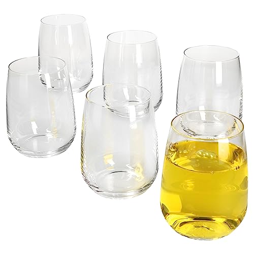 Bormioli Rocco 6x Premium Wasserglas 430 ml I I Kristall Glas I Ø 8,3 cm I Zylindrischer Tumbler I Water Glass - Crystal Glass I von Bormioli Rocco