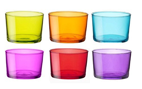 Bormioli Rocco Bodega Mini Multicolor 22,5 Cl Set 6 Pz In Vetro Multicolore von Bormioli Rocco by Fitting Gifts