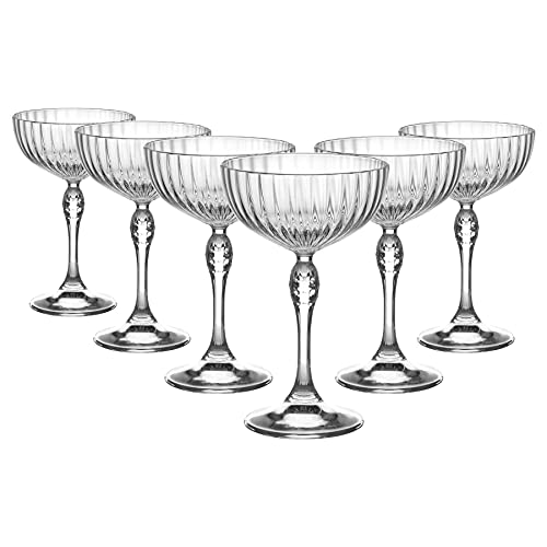 Bormioli Rocco Bormioli 93124 Rocco Set aus 6 Schalen America'20 Cocktail, Glas, 23 cl, centiliters, Klar von Bormioli Rocco