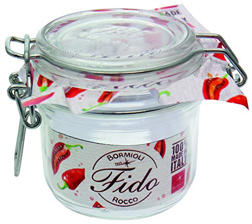 Bormioli Rocco Drahtbügelgläser Fido 255 ml (6 Stück, Gläser inkl. Gummis, Einmachgläser, Dessertgläser, Marmeladengläser) 4261 von Bormioli Rocco