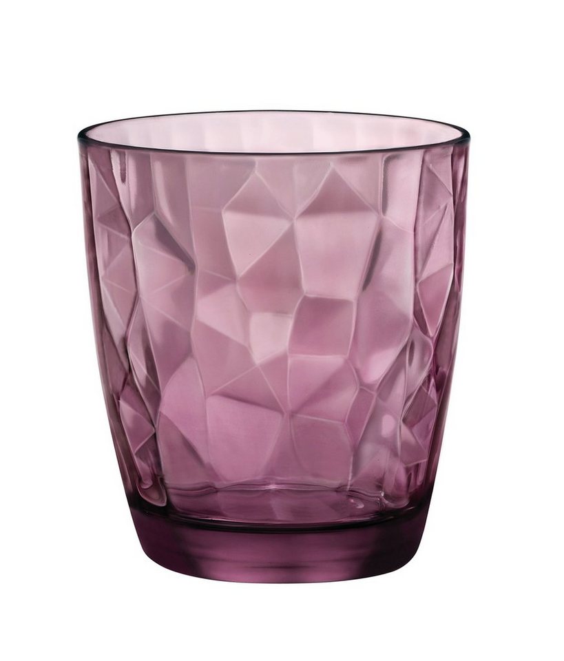 Bormioli Rocco Gläser-Set Diamond 6St. (Farbe Rock, purple, Trinkgläser 305 ml) von Bormioli Rocco