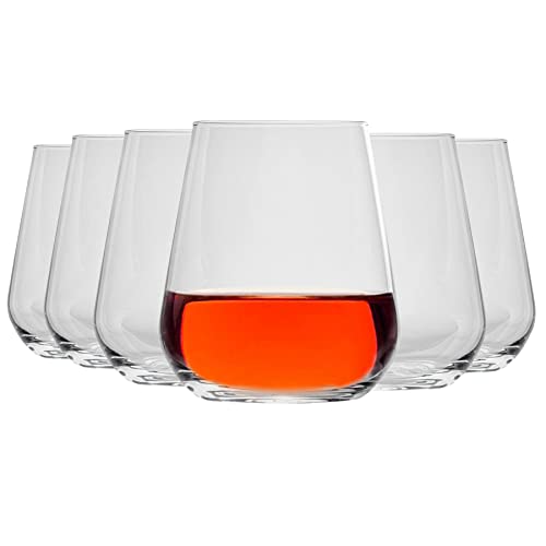 Bormioli Rocco Inalto Uno Double Old arbeitete Wasser/Juice Tumblers - Gläser der Geschenkbox-x6 um - 350ml von Bormioli Rocco