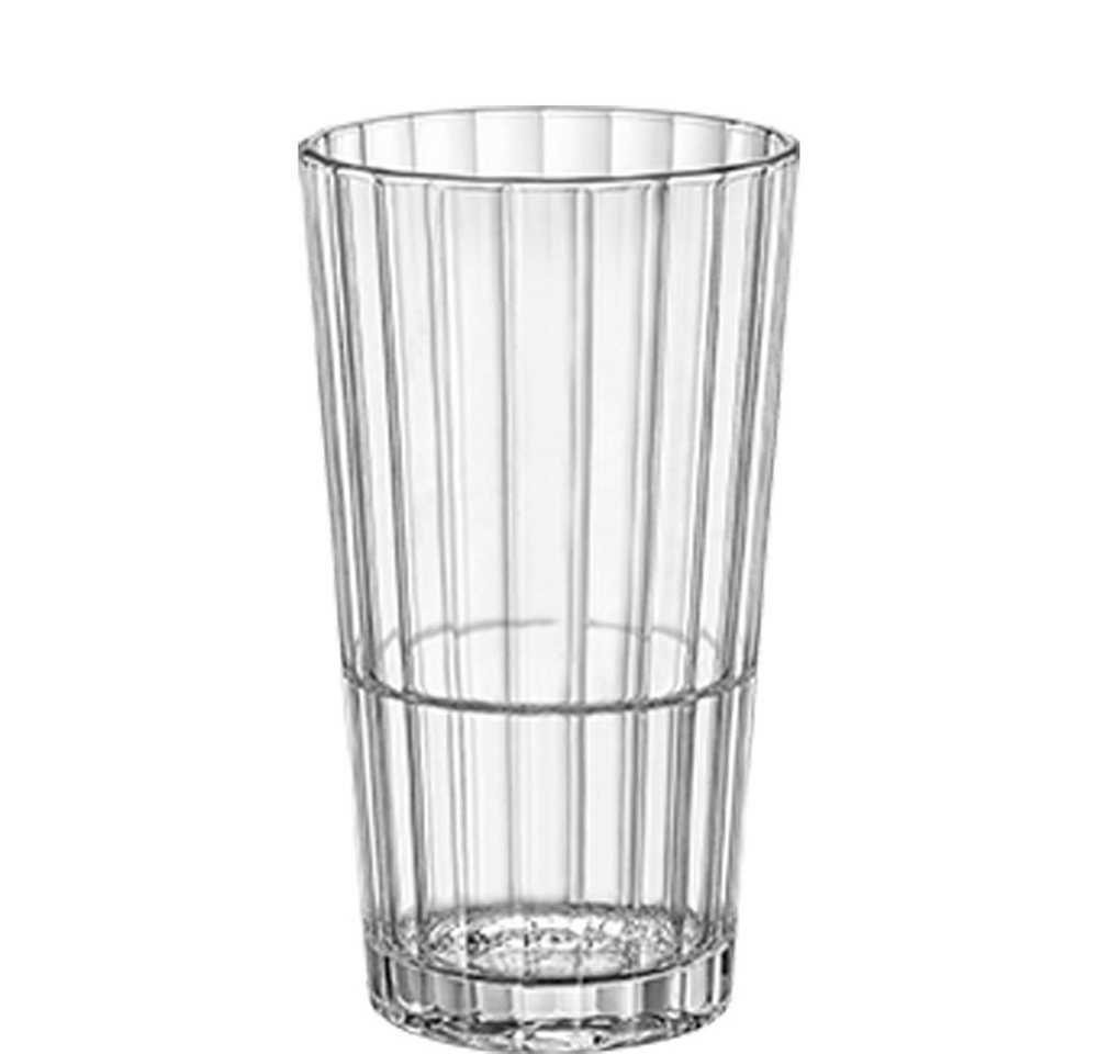 Bormioli Rocco Longdrinkglas Oxford Bar, Glas gehärtet, Longdrink stapelbar 395ml Glas gehärtet Transparent 6 Stück von Bormioli Rocco