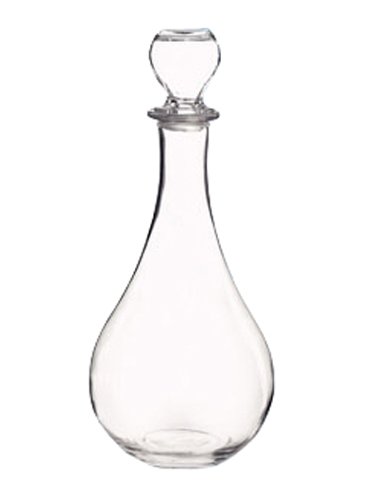 Bormioli Rocco 336100 Loto Karaffe mit Stopfen, 1.27 Liter, Glas, transparent, 1 Stück von Bormioli Rocco