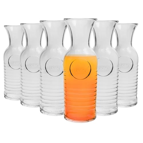 Bormioli Rocco Officina 1825 Glas Carafes - 1,2L - 6. Packung von Bormioli Rocco