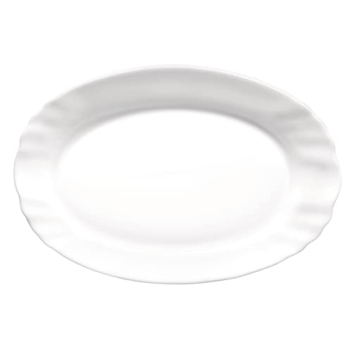 BORMIOLI ovaler Teller, Glas, Durchsichtig, 22 cm BORMIOLI ovaler Teller, Glas, Durchsichtig, 22 cm von Bormioli Rocco