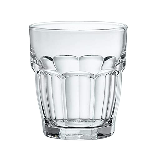 Bormioli Rocco Rock Bar Stackable Double Old Fashioned Glasses, Set of 6, 516160BAA121990, Transparent von Bormioli Rocco