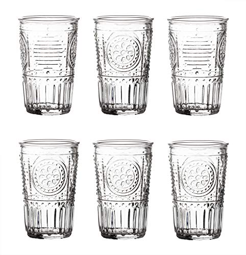 Bormioli Rocco – Romantic – Gläser im 6er-Set – 30,5 cl – aus durchsichtigem Glas – 8 x 8 x 12,5 cm von Rocco Bormioli