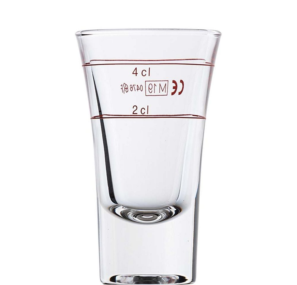 Bormioli Rocco Schnapsglas Dublino, Glas, Schnapsglas Shotglas Stamper 57ml Glas transparent 6 Stück von Bormioli Rocco