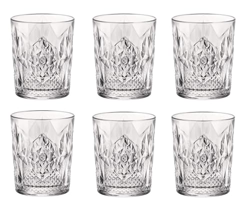 Bormioli Rocco 666218 Stone Whiskyglas, 390ml, Glas, transparent, 6 Stück von Bormioli Rocco