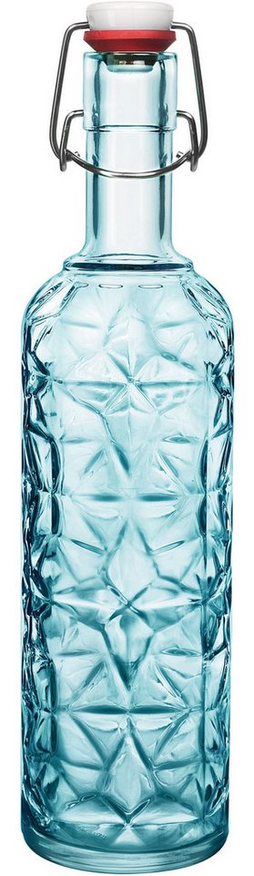 Bormioli Rocco Trinkflasche Oriente, Glasflasche 1,45 l, mit Bügelverschluss, aus Glas, ideal für Vorrat, Servieren oder Selbstgemachtes Bormioli Rocco Trinkflasche Oriente, Glasflasche 1,45 l, mit Bügelverschluss, aus Glas, ideal für Vorrat, Servieren oder Selbstgemachtes von Bormioli Rocco