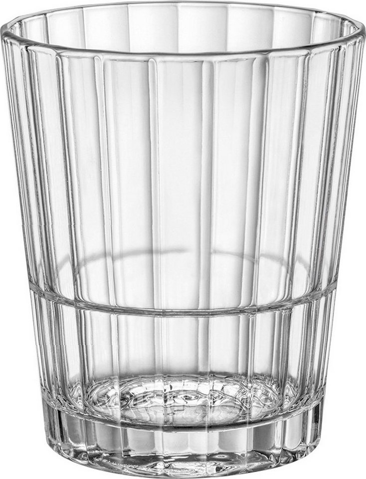 Bormioli Rocco Tumbler-Glas Oxford Bar, Glas gehärtet, Tumbler Trinkglas stapelbar 312ml Glas gehärtet Transparent 6 Stück von Bormioli Rocco