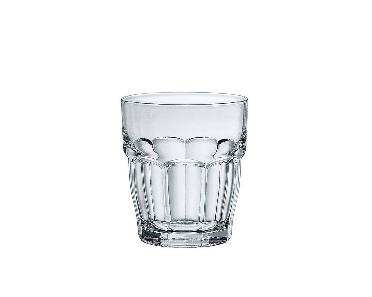 Bormioli Rocco Tumbler-Glas »Rock Bar«, Glas, Trinkglas Wasserglas Saftglas 270ml Glas transparent 6 Stück von Bormioli Rocco