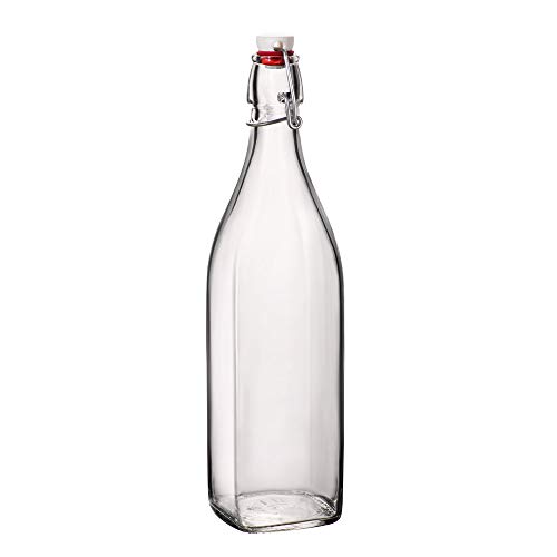 Bormioli – Swing-Flasche, 1 l, Weiß von Bormioli Rocco