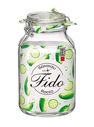 Bormioli Rocco Fido EINKOCHGLAS 3 LT. MIT BUEGELVERSCHLUSS, Glas, Durchsichtig, 3L US von Bormioli Rocco