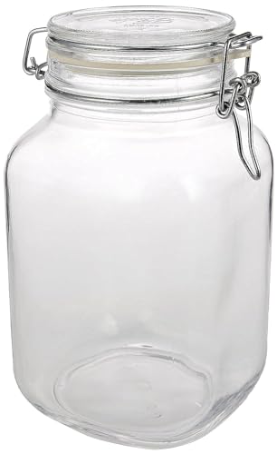 Bügelverschlussglas Fido mit Glasdeckel - Füllmenge: 2 Liter - 1 Stück von Bormioli Rocco