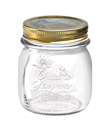 Einmachglas Set Quattro Stagion Schraubdeckel von Bormioli Rocco von Bormioli Rocco