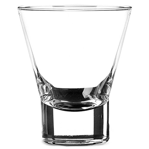 Ypsilon Old Fashioned Tumbler, 260 ml, 1er Pack (1 X 12/(DE) 26 Cl Tumbler Gläser, Geriffelte Trinkgläser, Hohes Trinkglas Cocktail Gläser von Bormioli Rocco von Bormioli Rocco