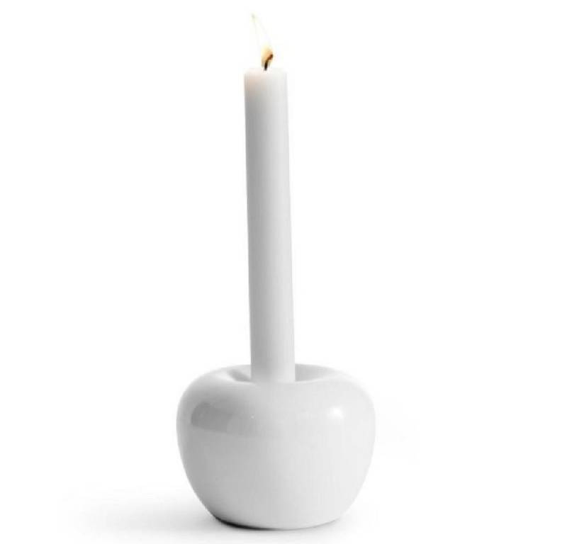 Born in Sweden Windlicht Kerzenleuchter Apple Weiß (Groß) von Born in Sweden