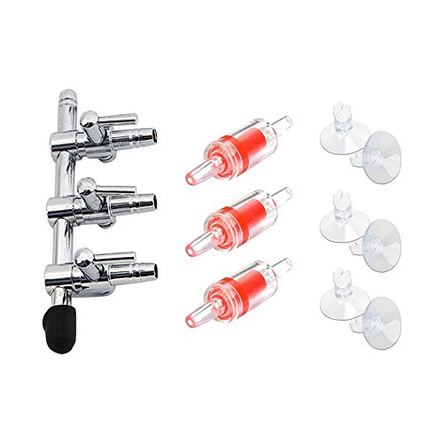 BornFeel Air Flow Control Hebel Ventil 10 in 1 Set 3-Wege-Pumpe Verteiler Splitter & 3 Überprüfen Sie die Ventile & 6 Saugnäpfe für Aquarium Fisch Tank BornFeel Air Flow Control Hebel Ventil 10 in 1 Set 3-Wege-Pumpe Verteiler Splitter & 3 Überprüfen Sie die Ventile & 6 Saugnäpfe für Aquarium Fisch Tank von BornFeel
