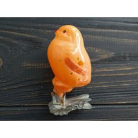 Orange Huhn Glas Weihnachtsschmuck Auf Pin Brosche Vintage Weihnachtsdekoration Bruder Weihnachtsgeschenk Orange Huhn Glas Weihnachtsschmuck Auf Pin Brosche Vintage Weihnachtsdekoration Bruder Weihnachtsgeschenk von BornInTheSoviet