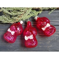 Roter Christbaumschmuck 3Er Set Weihnachtsdekoration Terrier Haustier Liebhaber Geschenk Glas Hund Ornament Kawaii Rot Roter Christbaumschmuck 3Er Set Weihnachtsdekoration Terrier Haustier Liebhaber Geschenk Glas Hund Ornament Kawaii Rot von BornInTheSoviet