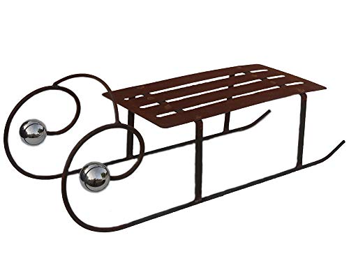 Bornhöft Schlitten 90cm Metall Rost Gartendeko Edelrost rostige Gartendekoration Edelstahlkugel Weihnachten rostige Deko Bornhöft Schlitten 90cm Metall Rost Gartendeko Edelrost rostige Gartendekoration Edelstahlkugel Weihnachten rostige Deko von Bornhöft